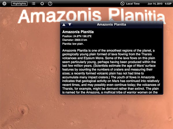 iPhone + iPad Gems : Financial Times, iTeleport, Mars Globe/HD, Osfoora HD + Reeder pour iPad