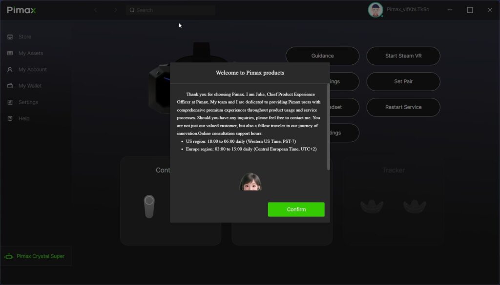 Pimax Play Software