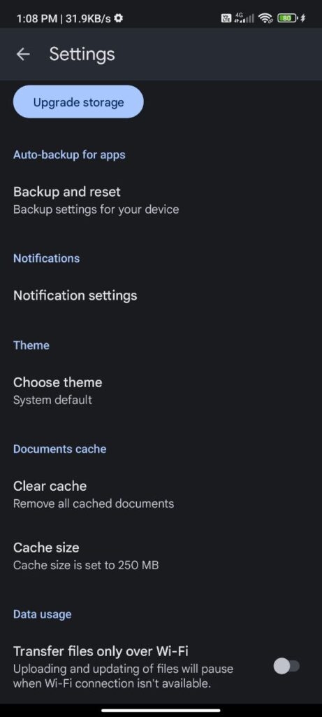 Limpar Cache - Limpar Cache do Google Drive