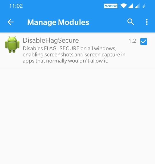 DisableFlagSecureを有効にする