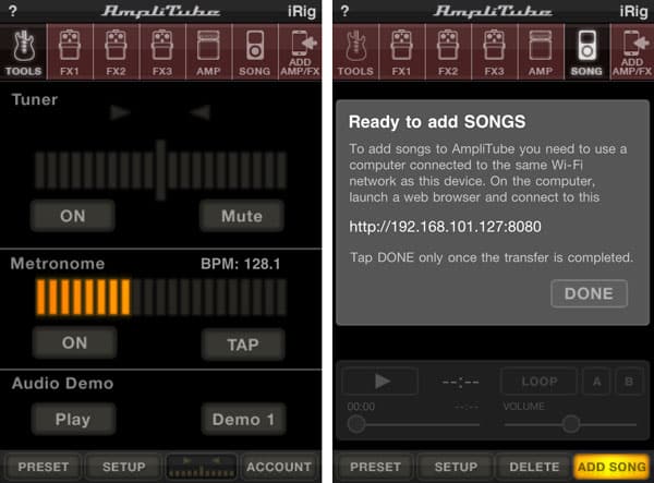 리뷰: IK Multimedia Amplitube iRig for iPhone, iPod touch 및 iPad