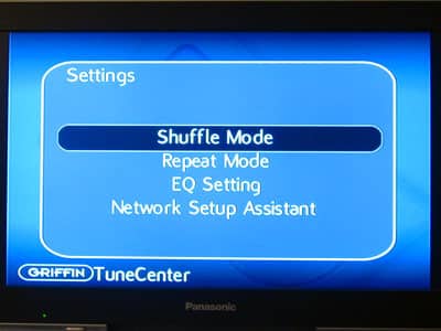 Überprüfung: Griffin TuneCenter Home Media Center für iPod (ohne Wi-Fi)