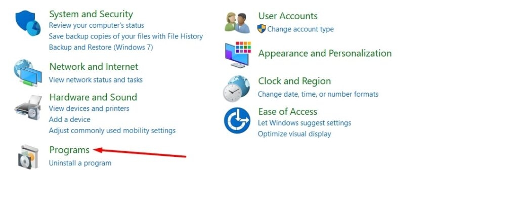 Programmes du Panneau de configuration - Erreur Word 0x88ffc009 dans Windows 10/11