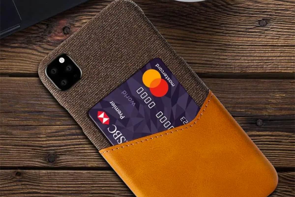 custodia per iPhone 11 con porta carte