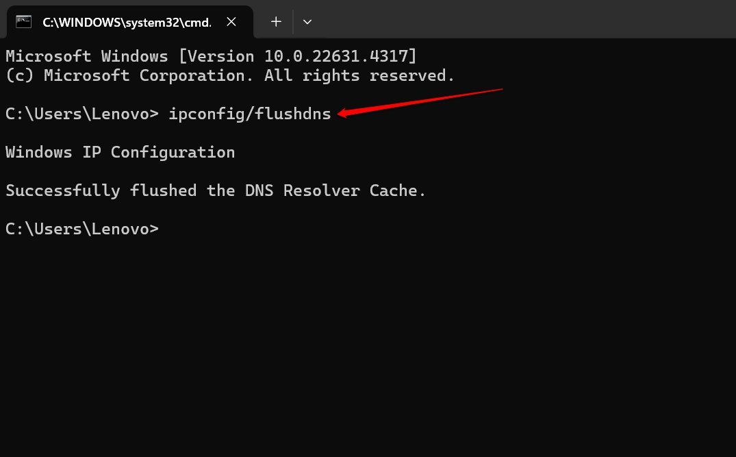 DNS-Resolver-Cache über die Eingabeaufforderung leeren