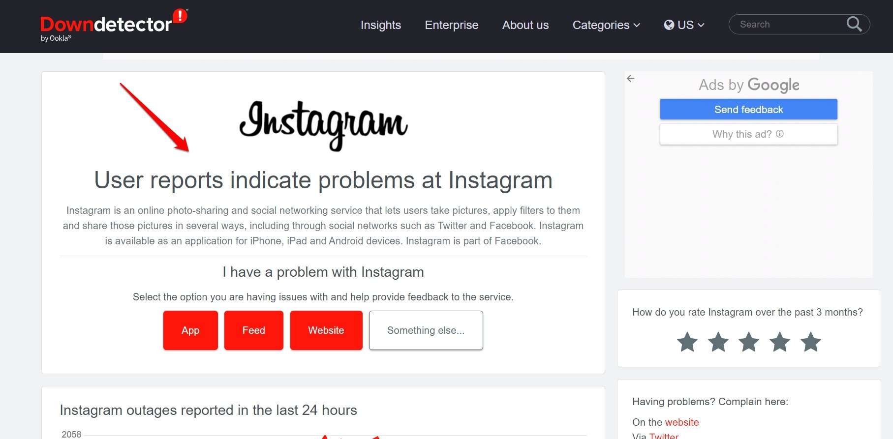 Wie man überprüft, ob Instagram ausgefallen ist