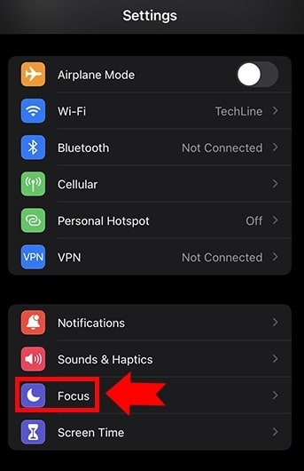 Was bedeutet der Share Focus Status auf iOS?