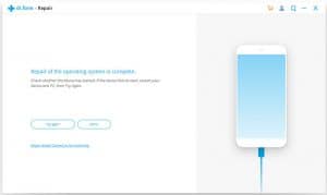 Capture d'écran de dr.fone Repair | SOURCE: Wondershare