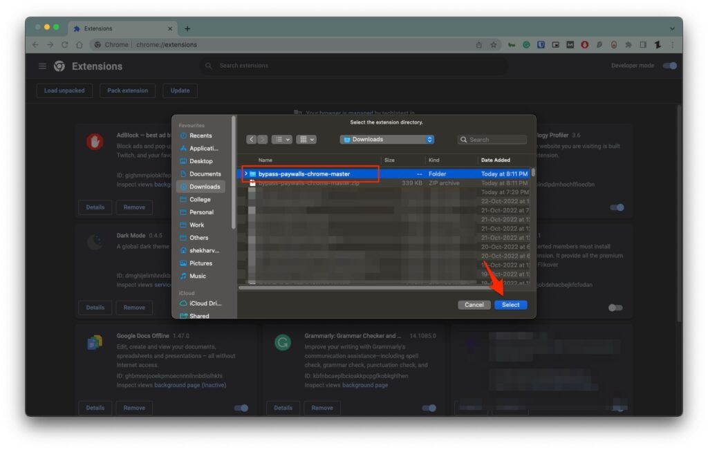 Contourner le paywall sur Chrome