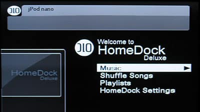 Обзор: DLO HomeDock Deluxe Док для домашнего развлечения для iPod с навигацией на экране