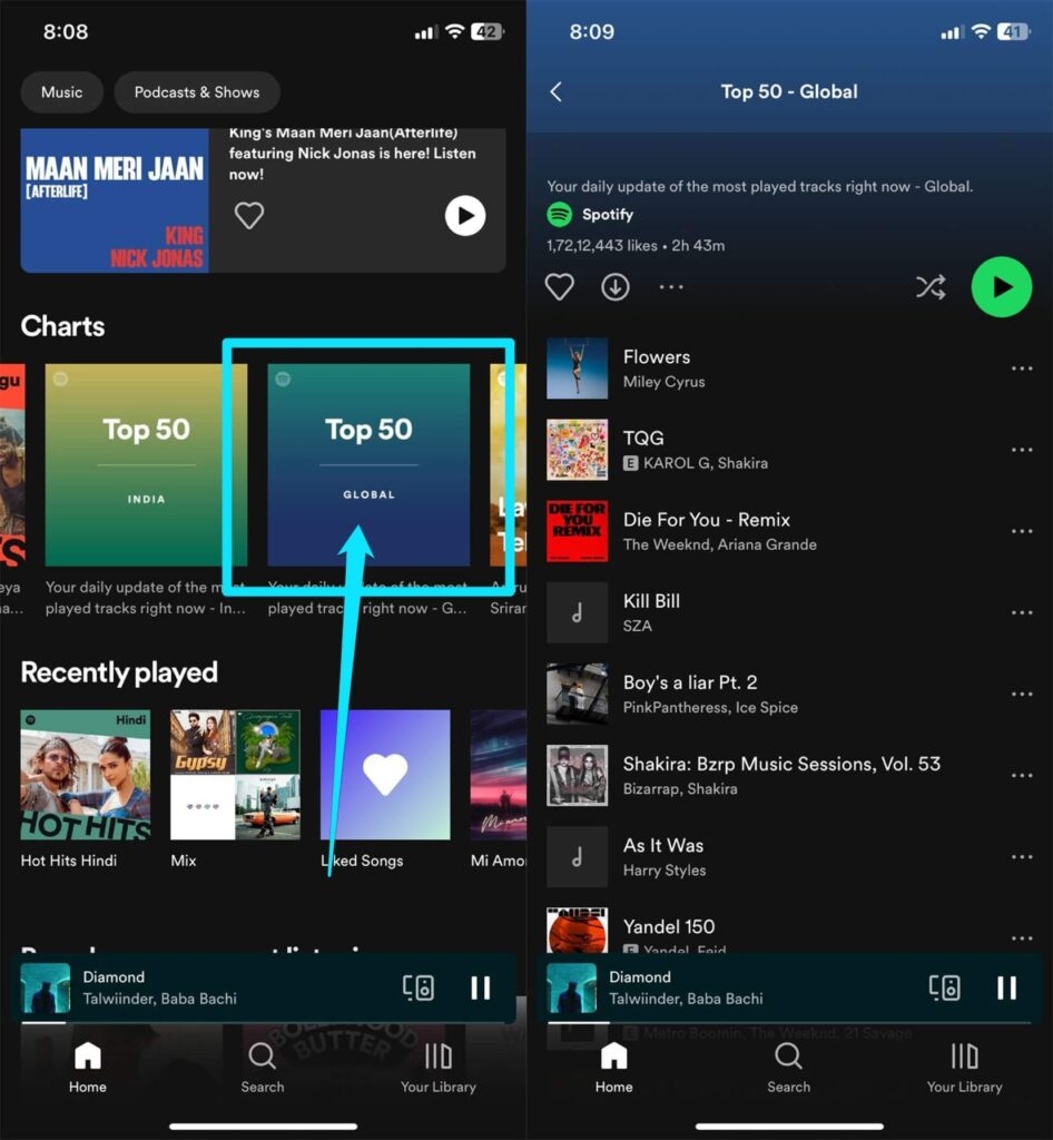 Músicas Mais Tocadas nas Paradas Globais - Encontre Áudio em Alta no Instagram
