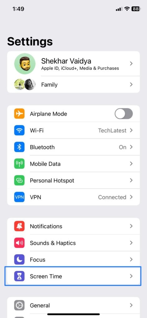 Paramètres - L'iPhone ne peut pas accéder à certains sites