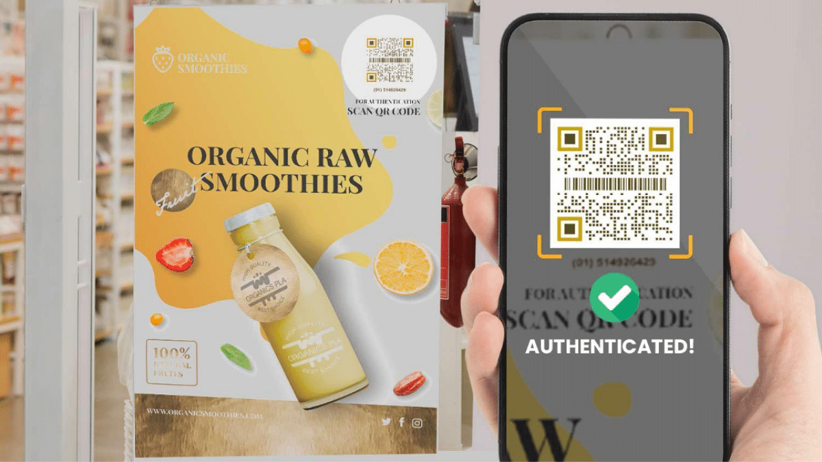 Codice QR GS1 per l'autenticazione del prodotto