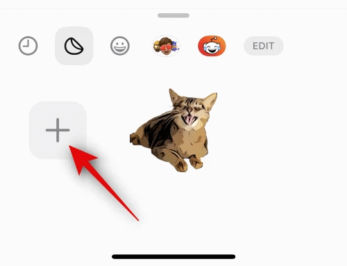 iOS 17でiPhoneの写真からステッカーを作成する 2