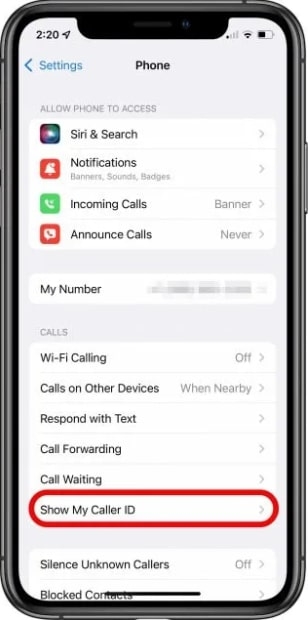 Que signifie No Caller ID sur iPhone ?