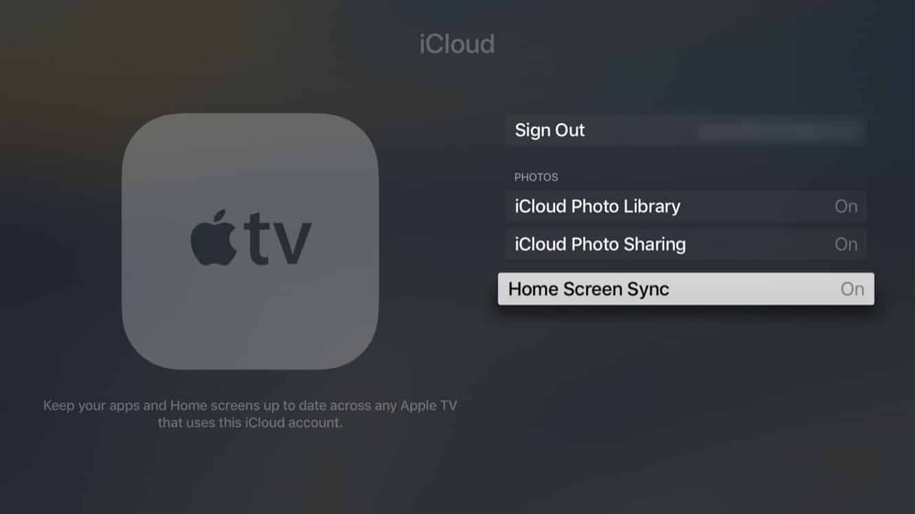Dentro de las betas: tvOS 11 añade modo oscuro automático, sincronización de pantalla de inicio de iCloud