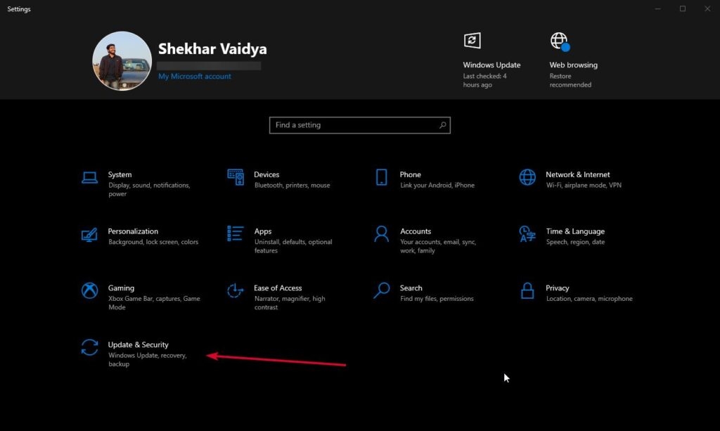 Configurações do Windows 10 - Erro ‘Não é possível iniciar o Drive para Desktop’