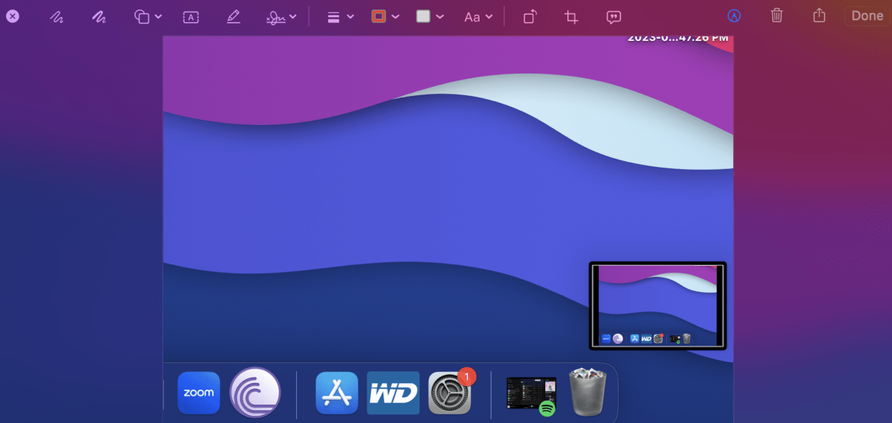 Annotierungsfunktionen auf dem Mac