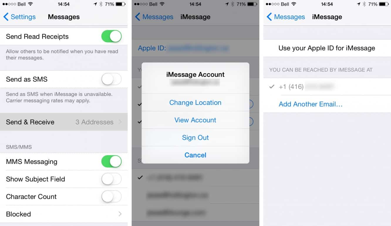 Échanger des messages texte entre deux iPhones sans forfait de données cellulaires