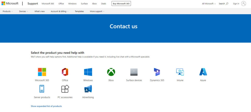サポートチームに連絡する - OneDriveが同期しない