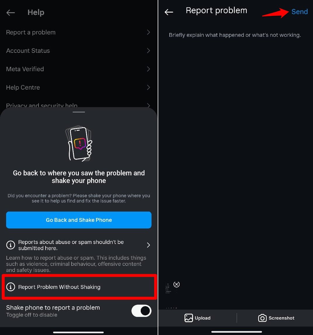explicar el informe de instagram