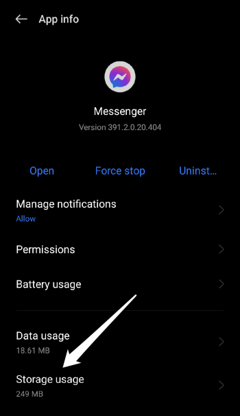 AndroidでFacebook Messengerが動作しない場合の修正方法 5