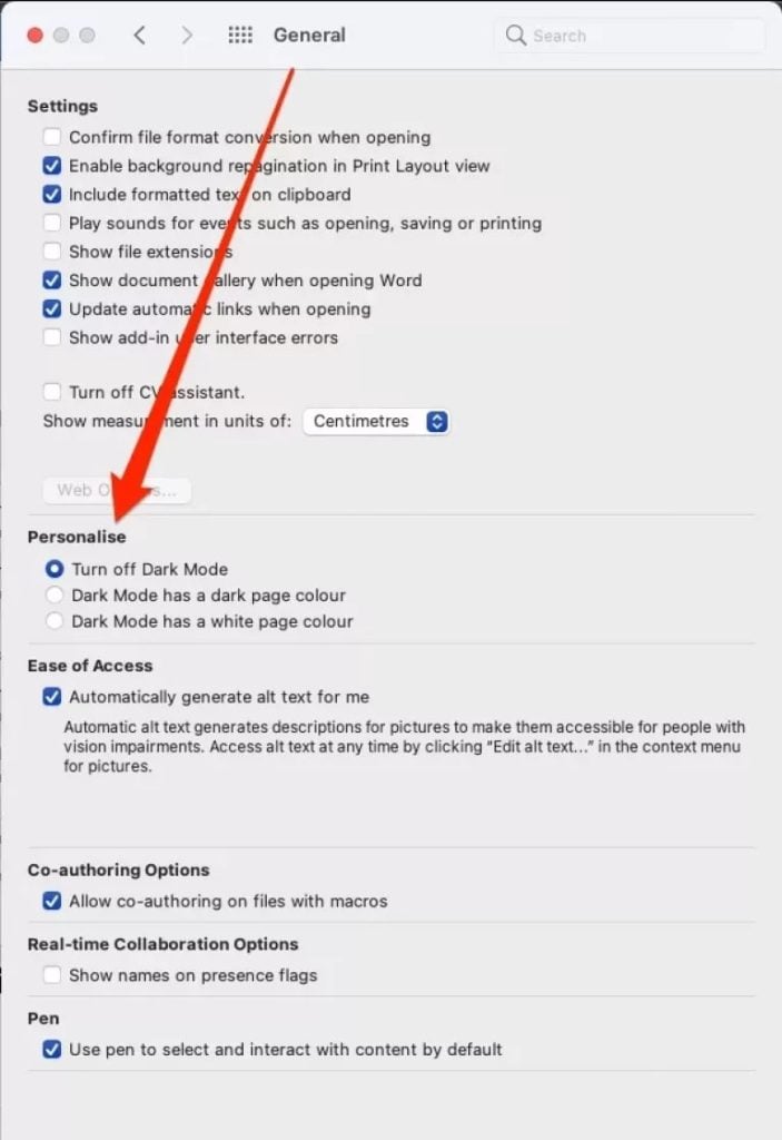 So deaktivieren Sie den Dunkelmodus in Word (Windows und Mac)?