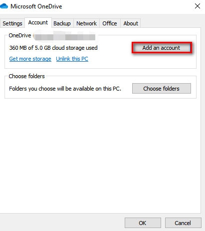 OneDriveアカウントをWindowsに接続する - OneDriveが同期しない