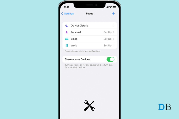 Arreglar el modo de enfoque que no funciona en iOS 15