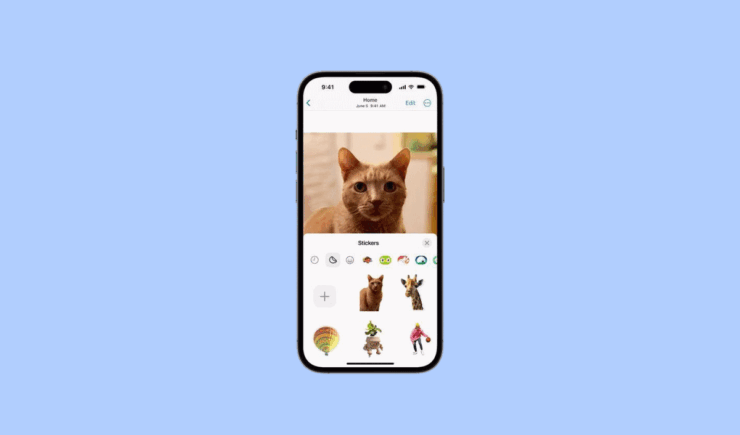 iOS 17でiPhoneの写真からステッカーを作成する