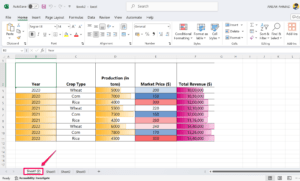 Dupliquer une feuille en utilisant le menu contextuel