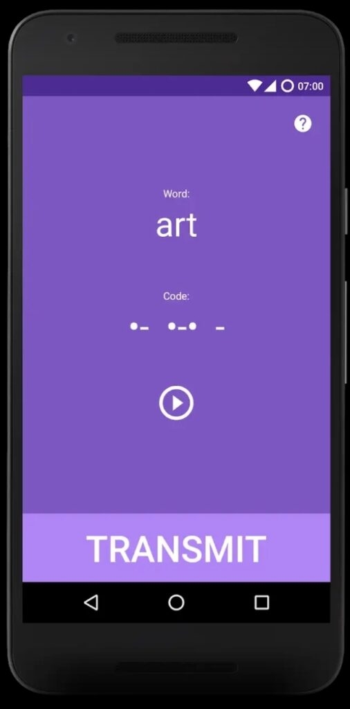 Applications de Code Morse