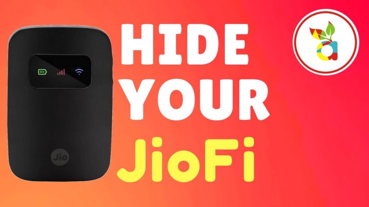 JioFi 숨기기 및 차단