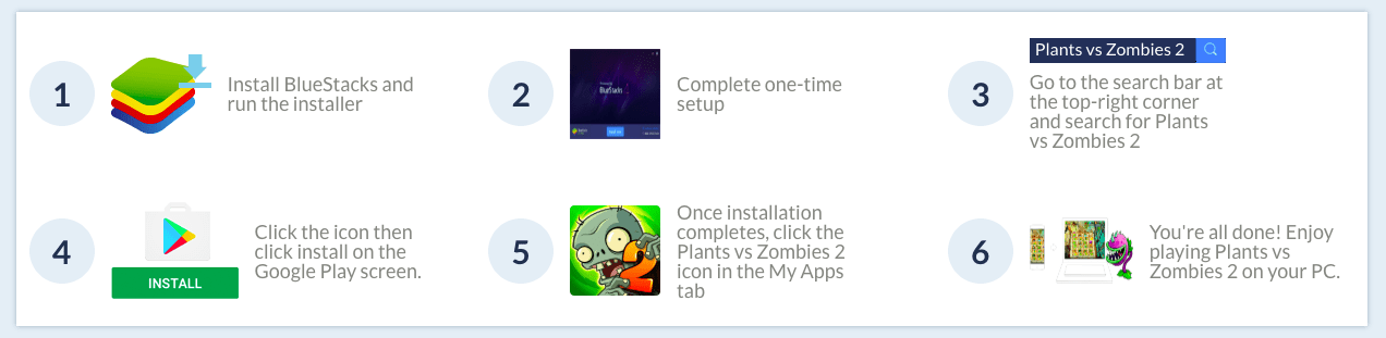 블루스택에서 PVZ