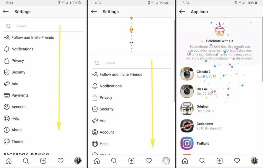 Come Cambiare l'Icona di Instagram