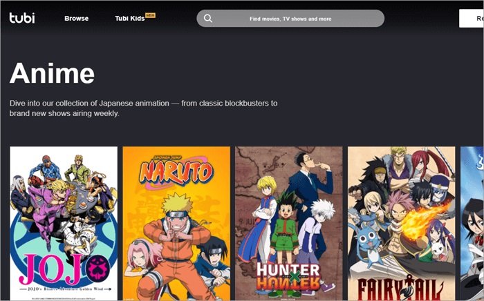 Sitios para Ver Anime
