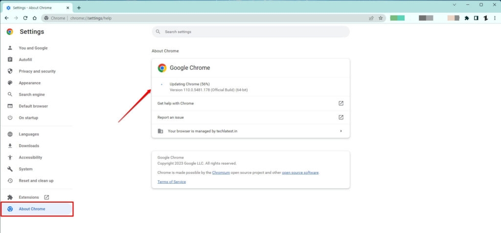 Chrome 업데이트 - Google Chrome에서 ERR_EMPTY_RESPONSE 오류