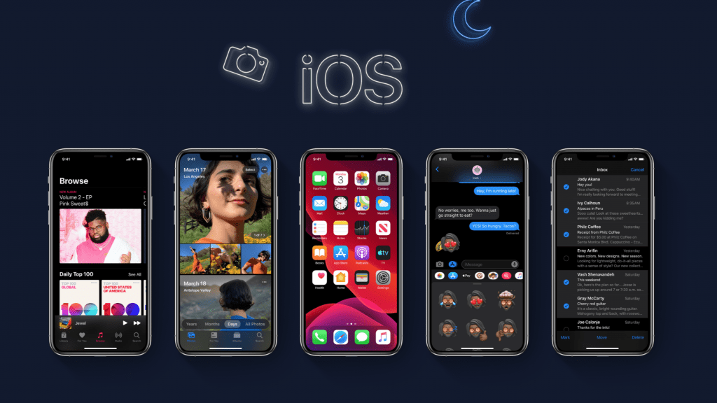 iOS 13 다크 모드