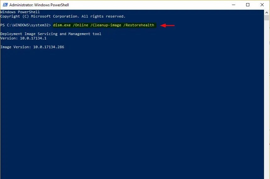 Fix 0x80070020 Error in Windows 10