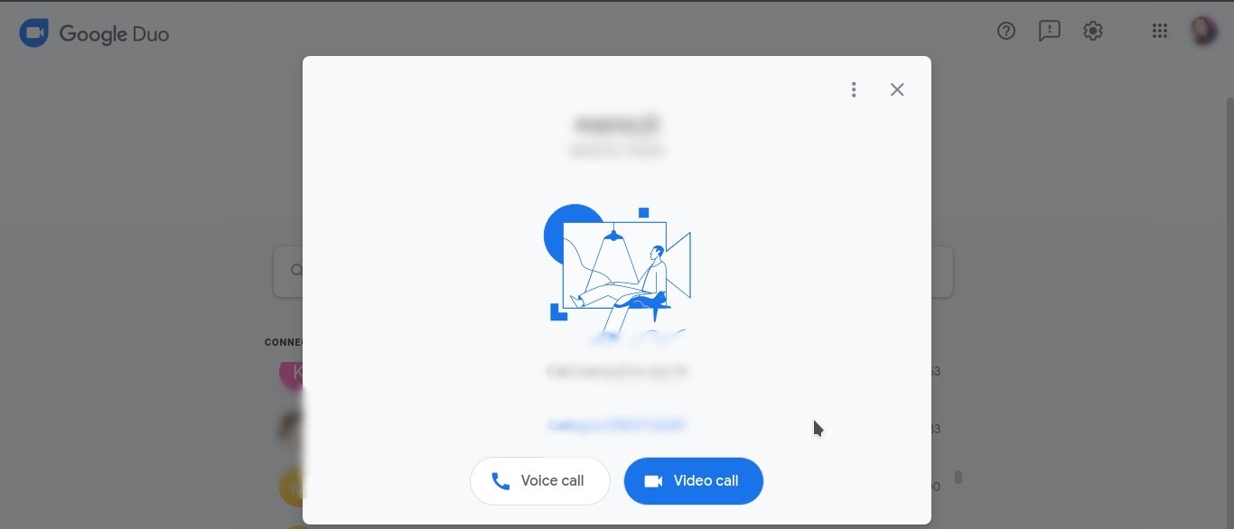 Chamada de Voz ou Vídeo