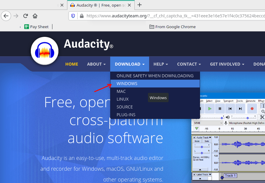 Baixar Audacity