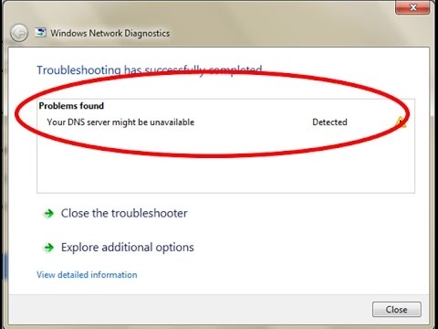 Comment corriger l'erreur « votre serveur DNS pourrait être indisponible » ?