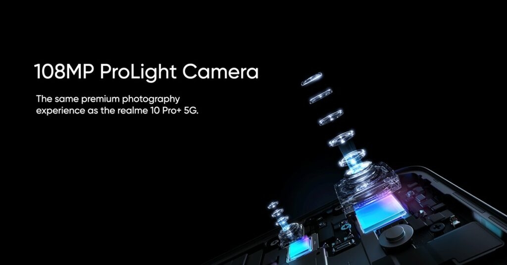 108MP-Main Sensor On The Realme-10 Pro Series