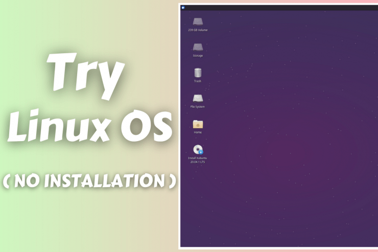 インストールせずにLinuxディストリビューションを試す