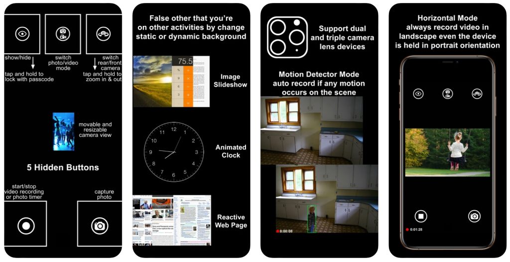 SP Camera - Applications de caméra espion et enregistreurs vidéo secrets