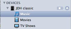 Orden de pistas en iPod classic