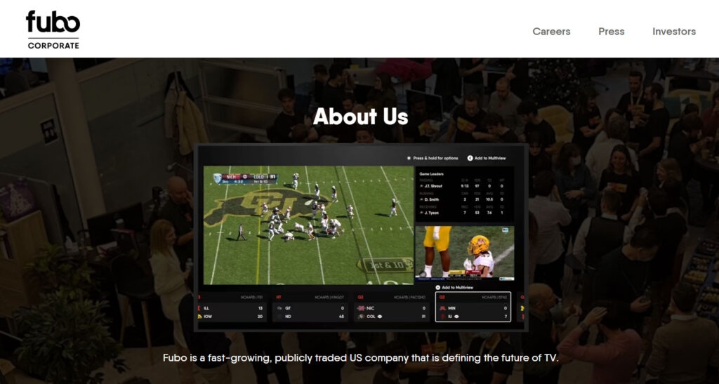 fuboTV - Melhor Alternativa ao VipBox