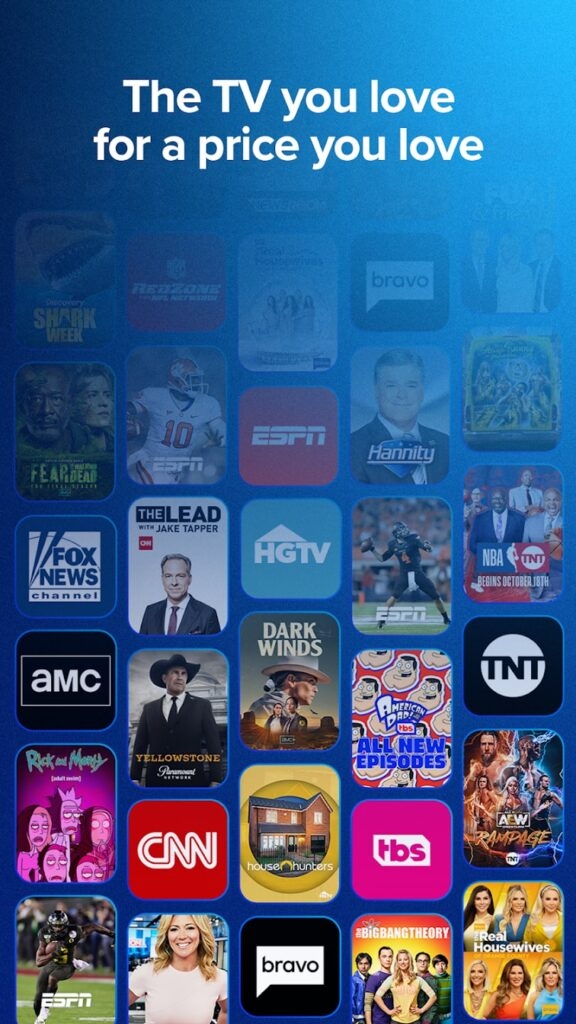 Sling TV - Mejores Apps para Ver Deportes en Vivo Gratis