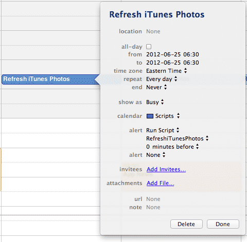 Apple TV用のiTunesで自動的に写真を更新する