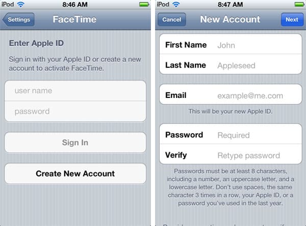 Utiliser plusieurs appareils FaceTime dans la même famille